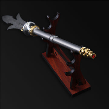 The Trident Damascus Steel Letter Opener